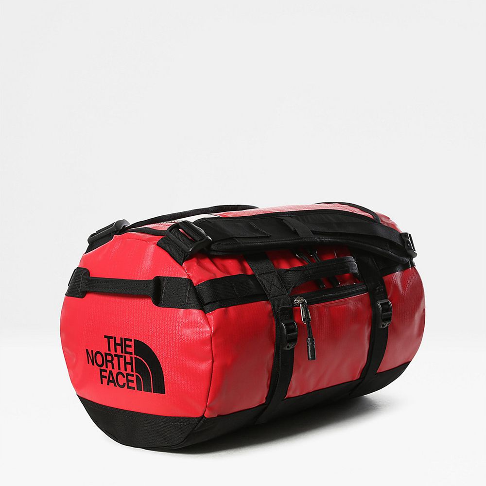 The North Face Duffel Bag Mens Australia - The North Face Base Camp - Extra Small Red / Black (OXH-6